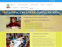 Tablet Screenshot of creatievecommunicatie.org